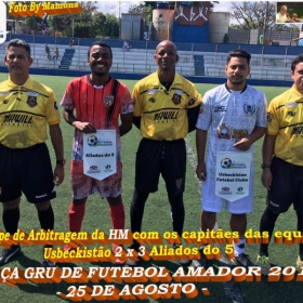 1ª TAÇA GRU DE FUTEBOL AMADOR 2019.