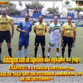 1ª TAÇA GRU DE FUTEBOL AMADOR 2019.