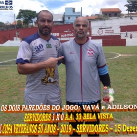 SERVIDORES COPA VETERANOS SUB-50 ANOS - 2019