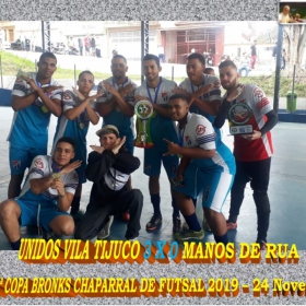 3ª COPA BRONKS CHAPARRAL DE FUTSAL