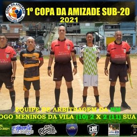 1ª COPA DA AMIZADE SUB-20 EDIÇÃO 2021