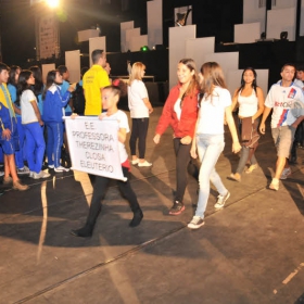 SENSACIONAL ABERTURA DA OLIMPÍADA COLEGIAL GUARULHENSE-2012