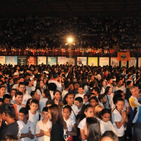 SENSACIONAL ABERTURA DA OLIMPÍADA COLEGIAL GUARULHENSE-2012