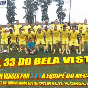 G.E. 33 DO BELA VISTA COMEMORA 30 ANOS