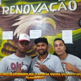 Aniversário de 14 anos da equipe RENOVAÇÃO