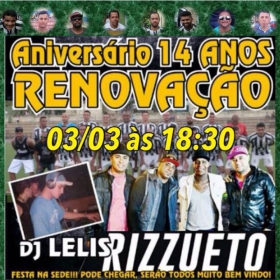 Aniversário de 14 anos da equipe RENOVAÇÃO