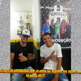 Aniversário de 14 anos da equipe RENOVAÇÃO