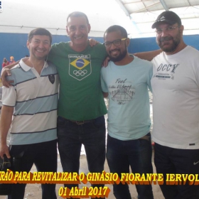 Mutirão para revitalizar o Ginásio Fioravante Iervolino - 