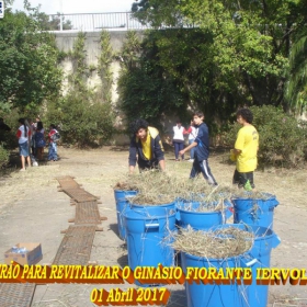 Mutirão para revitalizar o Ginásio Fioravante Iervolino - 