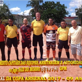 RAIZ DO MORRO CAMPEÃO DA COPA ARSENAL 2017