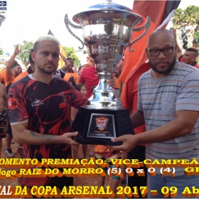 RAIZ DO MORRO CAMPEÃO DA COPA ARSENAL 2017