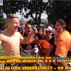 RAIZ DO MORRO CAMPEÃO DA COPA ARSENAL 2017