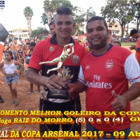 RAIZ DO MORRO CAMPEÃO DA COPA ARSENAL 2017