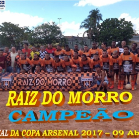 RAIZ DO MORRO CAMPEÃO DA COPA ARSENAL 2017