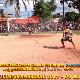 RAIZ DO MORRO CAMPEÃO DA COPA ARSENAL 2017