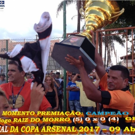 RAIZ DO MORRO CAMPEÃO DA COPA ARSENAL 2017