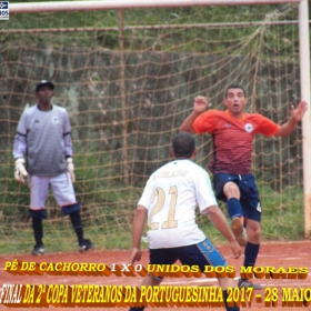 Pé de Cachorro - Bicampeão da 2ª Copa Veteranos da Portuguesinha