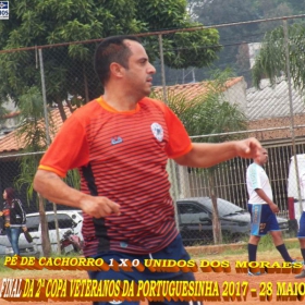 Pé de Cachorro - Bicampeão da 2ª Copa Veteranos da Portuguesinha