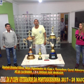 Pé de Cachorro - Bicampeão da 2ª Copa Veteranos da Portuguesinha