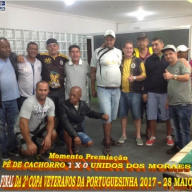 Pé de Cachorro - Bicampeão da 2ª Copa Veteranos da Portuguesinha