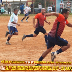 Pé de Cachorro - Bicampeão da 2ª Copa Veteranos da Portuguesinha