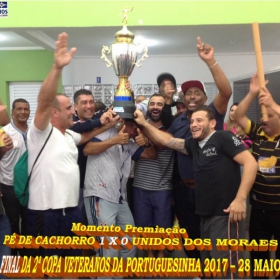 Pé de Cachorro - Bicampeão da 2ª Copa Veteranos da Portuguesinha