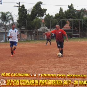 Pé de Cachorro - Bicampeão da 2ª Copa Veteranos da Portuguesinha