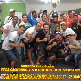 Pé de Cachorro - Bicampeão da 2ª Copa Veteranos da Portuguesinha