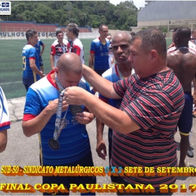 SINDICATO DOS METALÚRGICOS SUB-50 É VICE-CAMPEÃO NA COPA PAULISTANA 2017