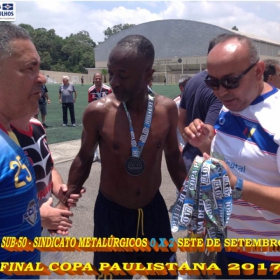 SINDICATO DOS METALÚRGICOS SUB-50 É VICE-CAMPEÃO NA COPA PAULISTANA 2017