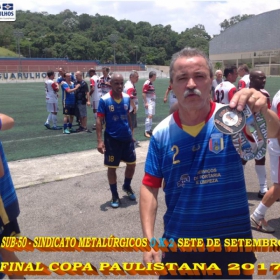 SINDICATO DOS METALÚRGICOS SUB-50 É VICE-CAMPEÃO NA COPA PAULISTANA 2017