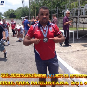 SINDICATO DOS METALÚRGICOS SUB-50 É VICE-CAMPEÃO NA COPA PAULISTANA 2017