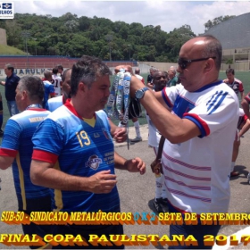 SINDICATO DOS METALÚRGICOS SUB-50 É VICE-CAMPEÃO NA COPA PAULISTANA 2017