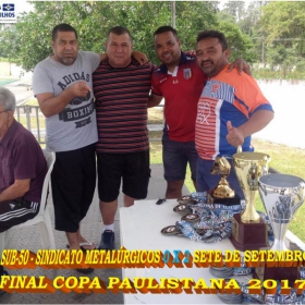 SINDICATO DOS METALÚRGICOS SUB-50 É VICE-CAMPEÃO NA COPA PAULISTANA 2017