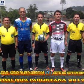 SINDICATO DOS METALÚRGICOS SUB-50 É VICE-CAMPEÃO NA COPA PAULISTANA 2017