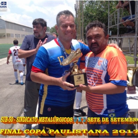 SINDICATO DOS METALÚRGICOS SUB-50 É VICE-CAMPEÃO NA COPA PAULISTANA 2017