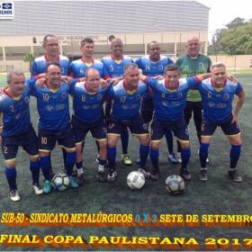 SINDICATO DOS METALÚRGICOS SUB-50 É VICE-CAMPEÃO NA COPA PAULISTANA 2017