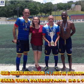 SINDICATO DOS METALÚRGICOS SUB-50 É VICE-CAMPEÃO NA COPA PAULISTANA 2017