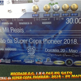 FINAL DA SUPER COPA PIONEER 2018