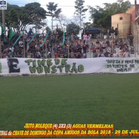 JEITO MOLEQUE CAMPEÃO DA CHAVE DE DOMINGO DA COPA AMIGOS DA BOLA