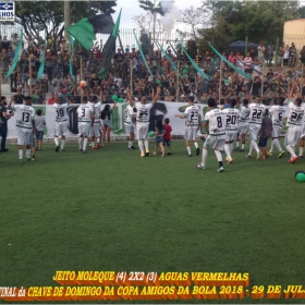 JEITO MOLEQUE CAMPEÃO DA CHAVE DE DOMINGO DA COPA AMIGOS DA BOLA