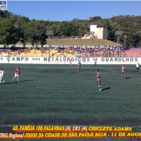 CHICLETE ADAMS É VICE-CAMPEÃO DO JOGOS DA CIDADE DE SÃO PAULO