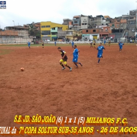 S.E. JD. SÃO JOÃO É CAMPEÃ DA COPA SOLTUR SUB-35 ANOS 2018