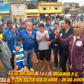 S.E. JD. SÃO JOÃO É CAMPEÃ DA COPA SOLTUR SUB-35 ANOS 2018