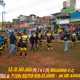 S.E. JD. SÃO JOÃO É CAMPEÃ DA COPA SOLTUR SUB-35 ANOS 2018