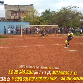 S.E. JD. SÃO JOÃO É CAMPEÃ DA COPA SOLTUR SUB-35 ANOS 2018