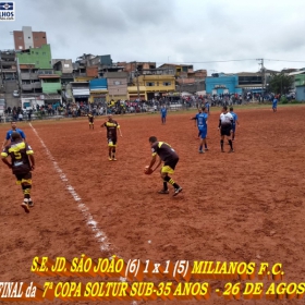 S.E. JD. SÃO JOÃO É CAMPEÃ DA COPA SOLTUR SUB-35 ANOS 2018