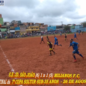 S.E. JD. SÃO JOÃO É CAMPEÃ DA COPA SOLTUR SUB-35 ANOS 2018