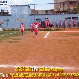 JARDIM SÃO JOÃO CAMPEÃO COPA SOLTUR 50 ANOS - 2018