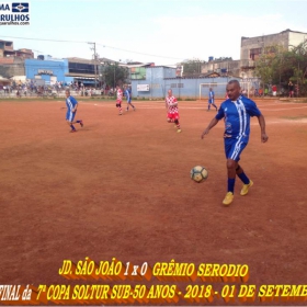 JARDIM SÃO JOÃO CAMPEÃO COPA SOLTUR 50 ANOS - 2018